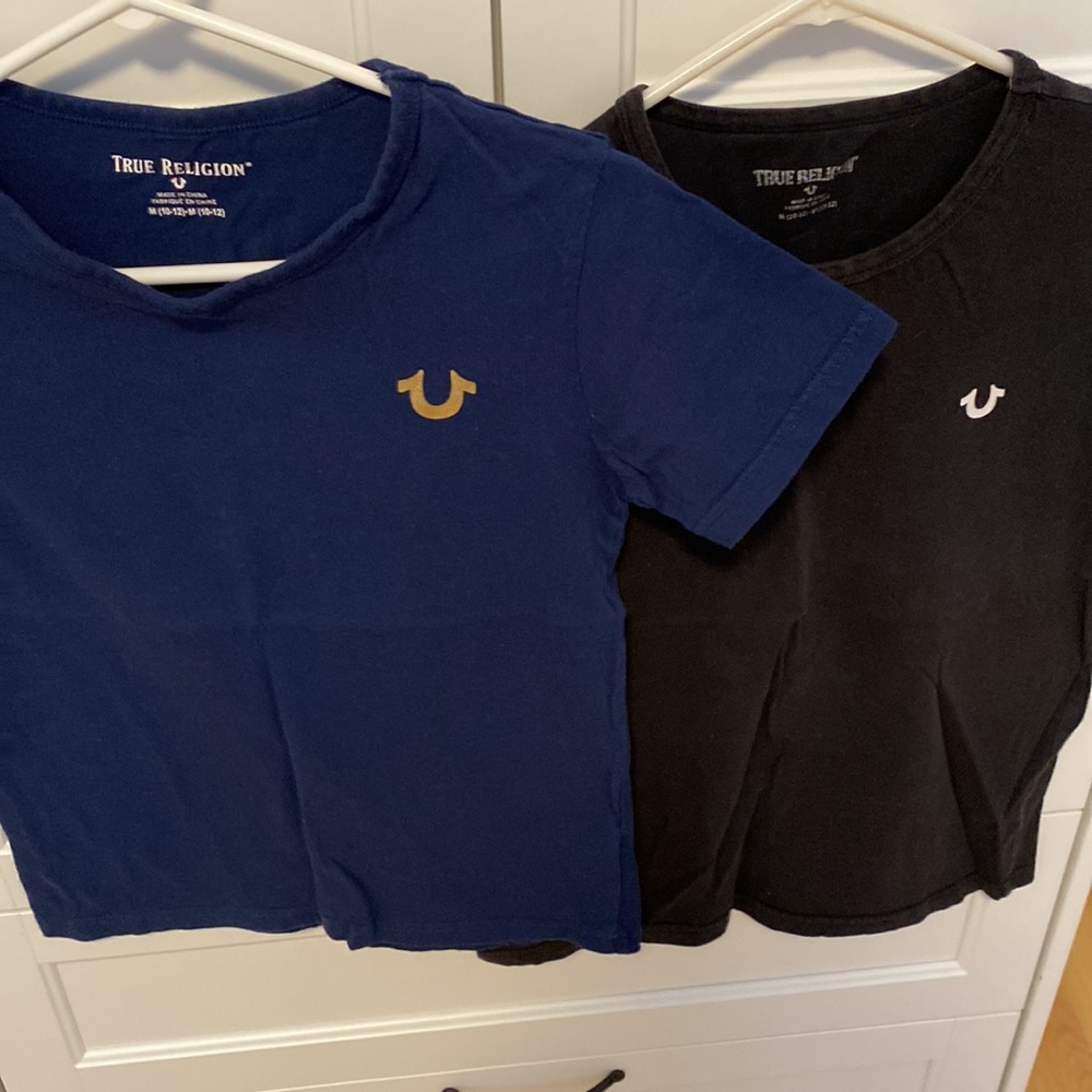 True Religion-2 tee shirts for boys